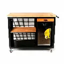 Barra Iron Wood 12060 Con Cava De Vinos
