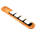 Tabla De Madera Baguette 60 Cm Con 4 Cuencos Cuadrados