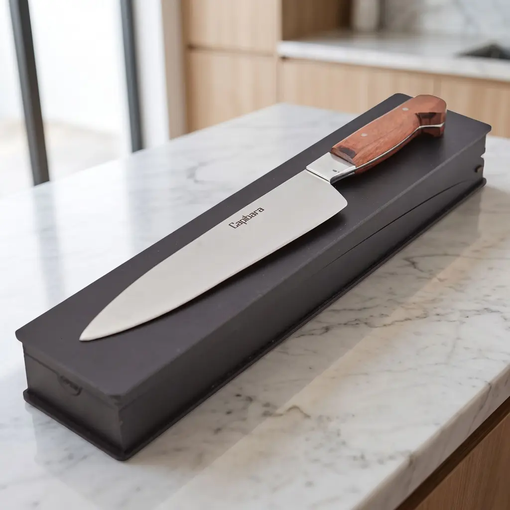 Cuchillo Premium Con Aplique XG En Box De Madera