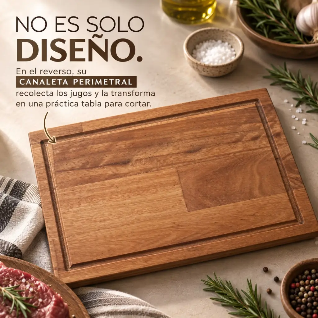 Tabla De Picada Mini Block 30X20 Cm