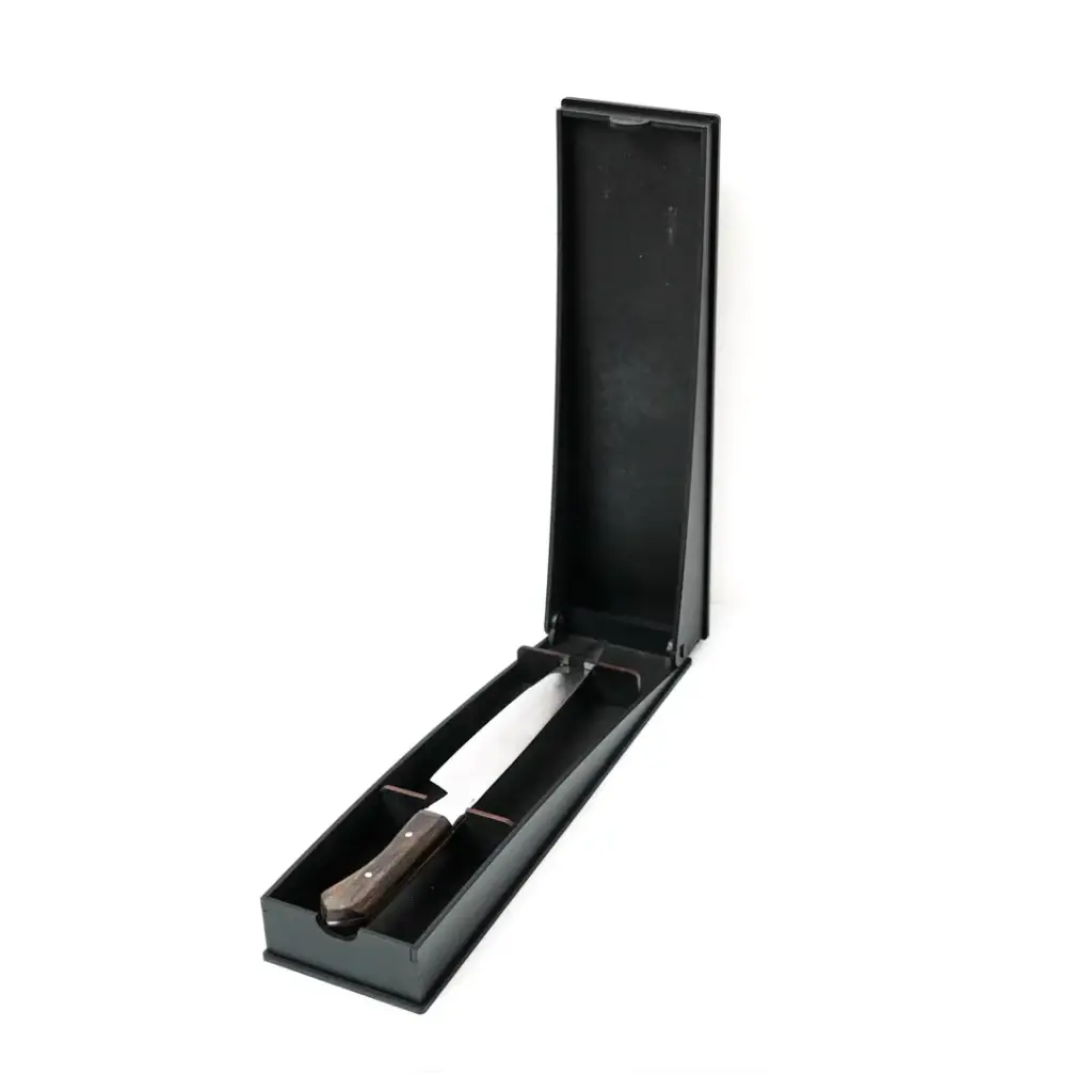 Cuchillo G Con Aplique En Box De Madera