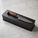 Cuchillo Premium Con Aplique M En Box De Madera