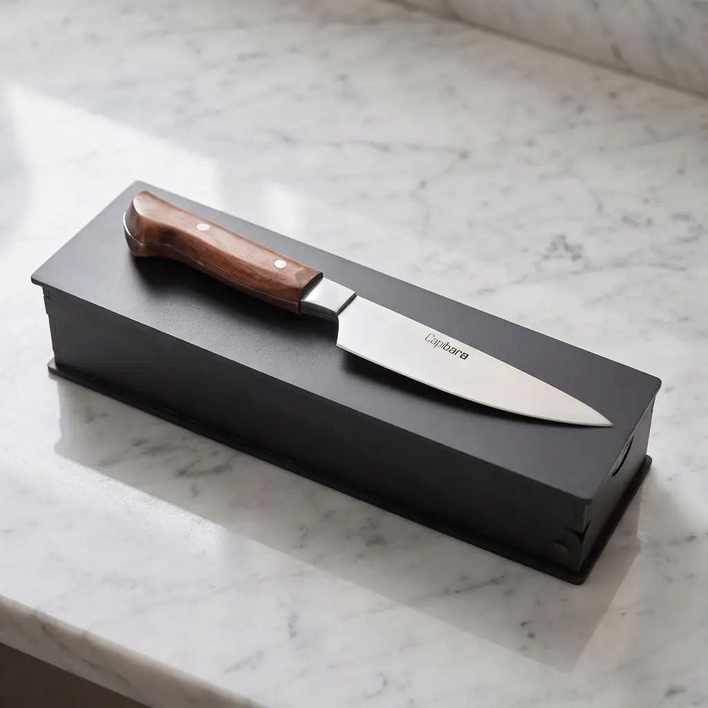 Cuchillo Premium Con Aplique XG En Box De Madera