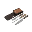 Juego De Cubiertos Premium 3 Anillos G 3 Piezas En Box De Madera