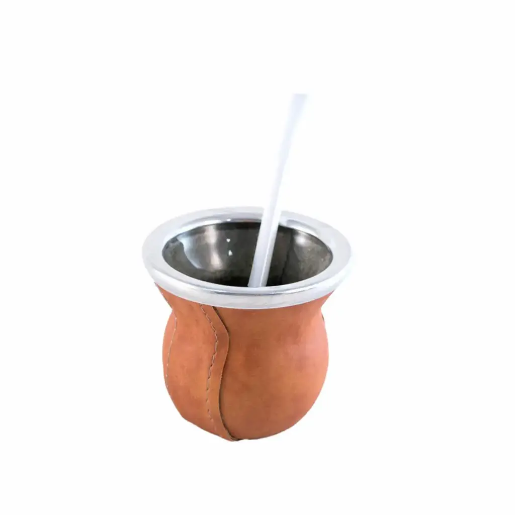 Mate Cristal Con Bombilla
