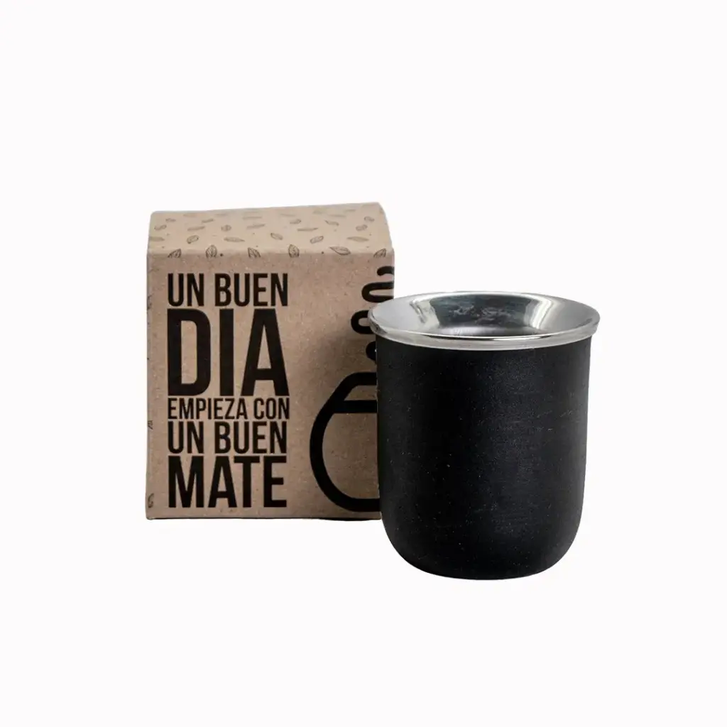 Mate De Acero Inoxidable Nacional Con Bombilla Y Packaging