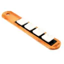Tabla De Madera Baguette 60 Cm Con 4 Cuencos Cuadrados
