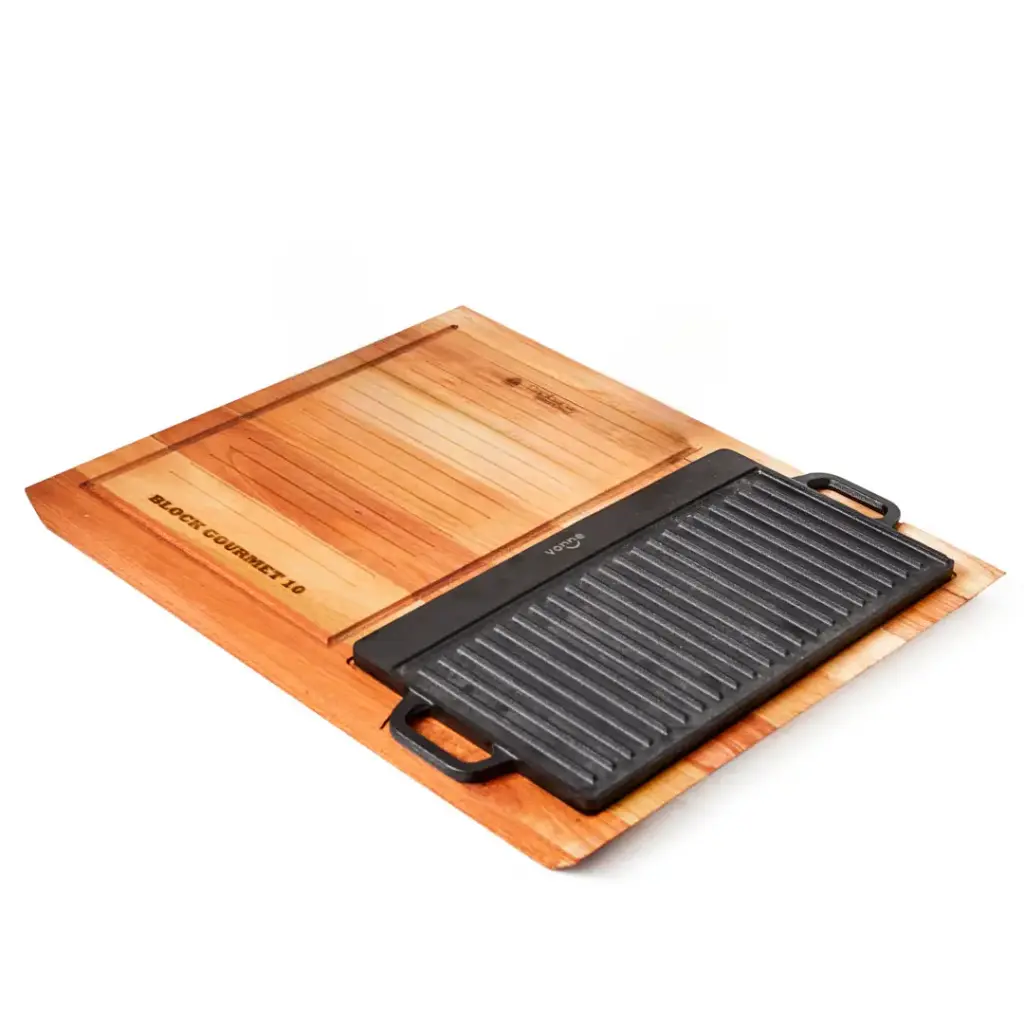 Tabla De Madera Block N°10 Con Plancheta Vonne