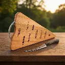 Tabla De Quesos Con Cuchillo De Degustación Simple