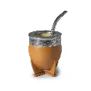 Mate Imperial De Alpaca Y Acero Con Bombilla