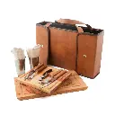 Set de Asado x2 con Tabla de Corte Full