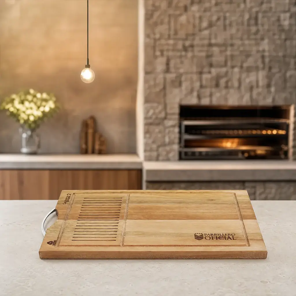 Tabla Gourmet Con Manija N°2 23X43 Cm