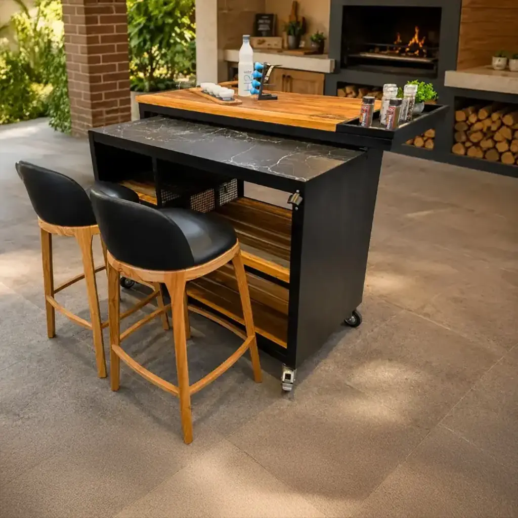 Barra Iron Wood Móvil Extensible 14160 Teka