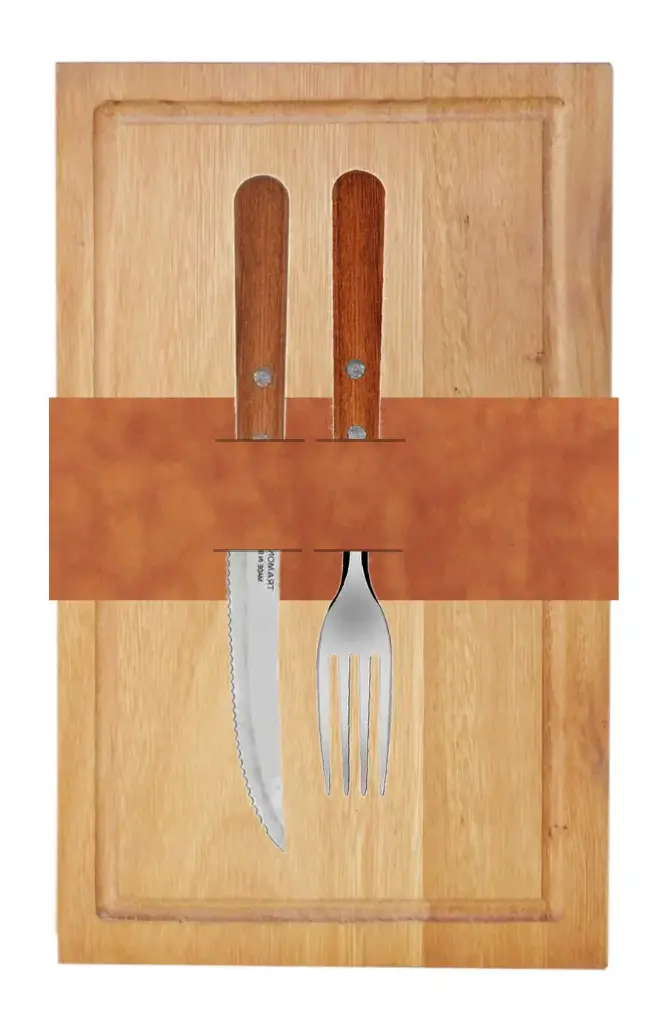 Tabla Rectangular Con Cubiertos Tramontina