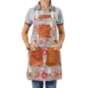 Delantal Estampado Flores Vintage