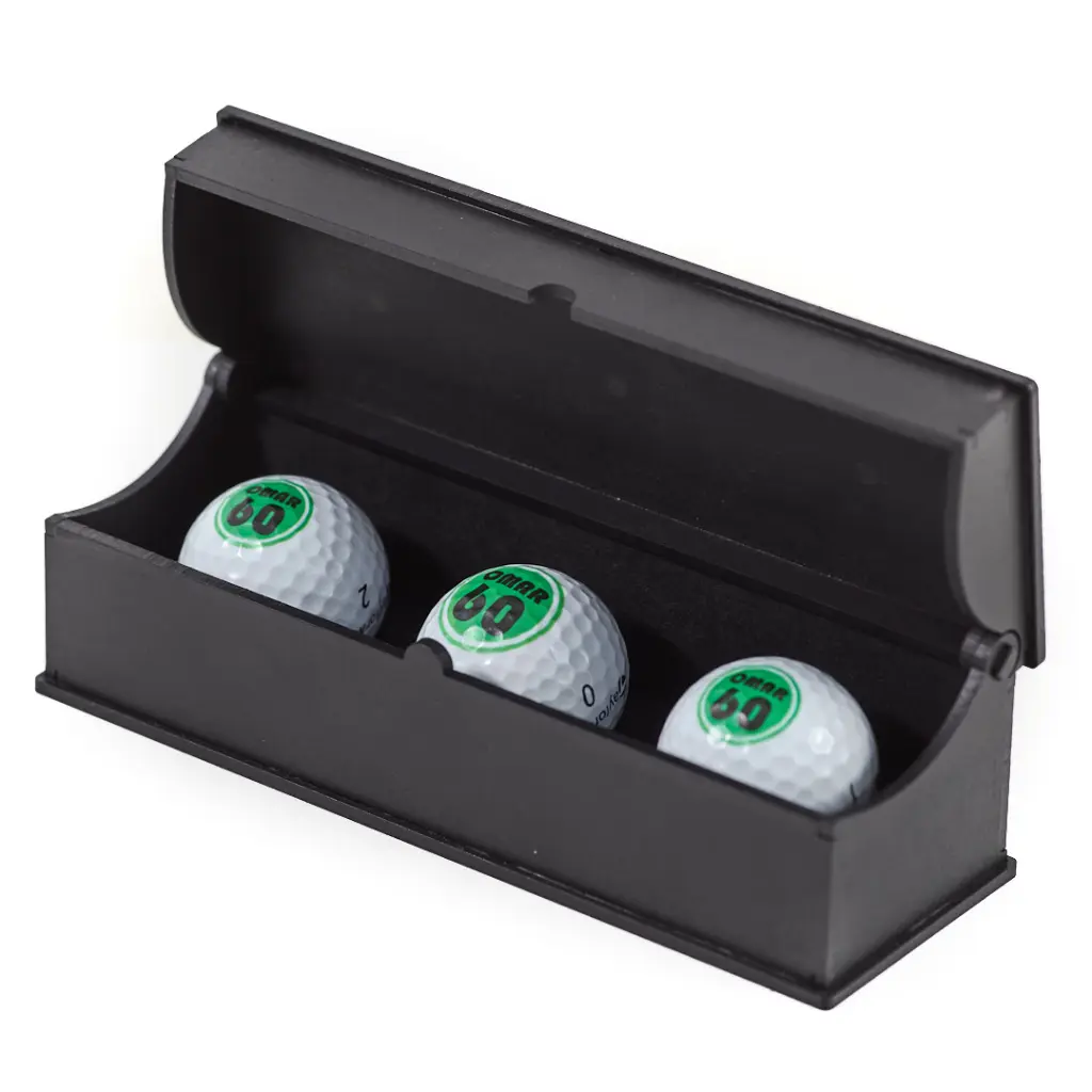 Caja De Madera Lustrada Golf X3 