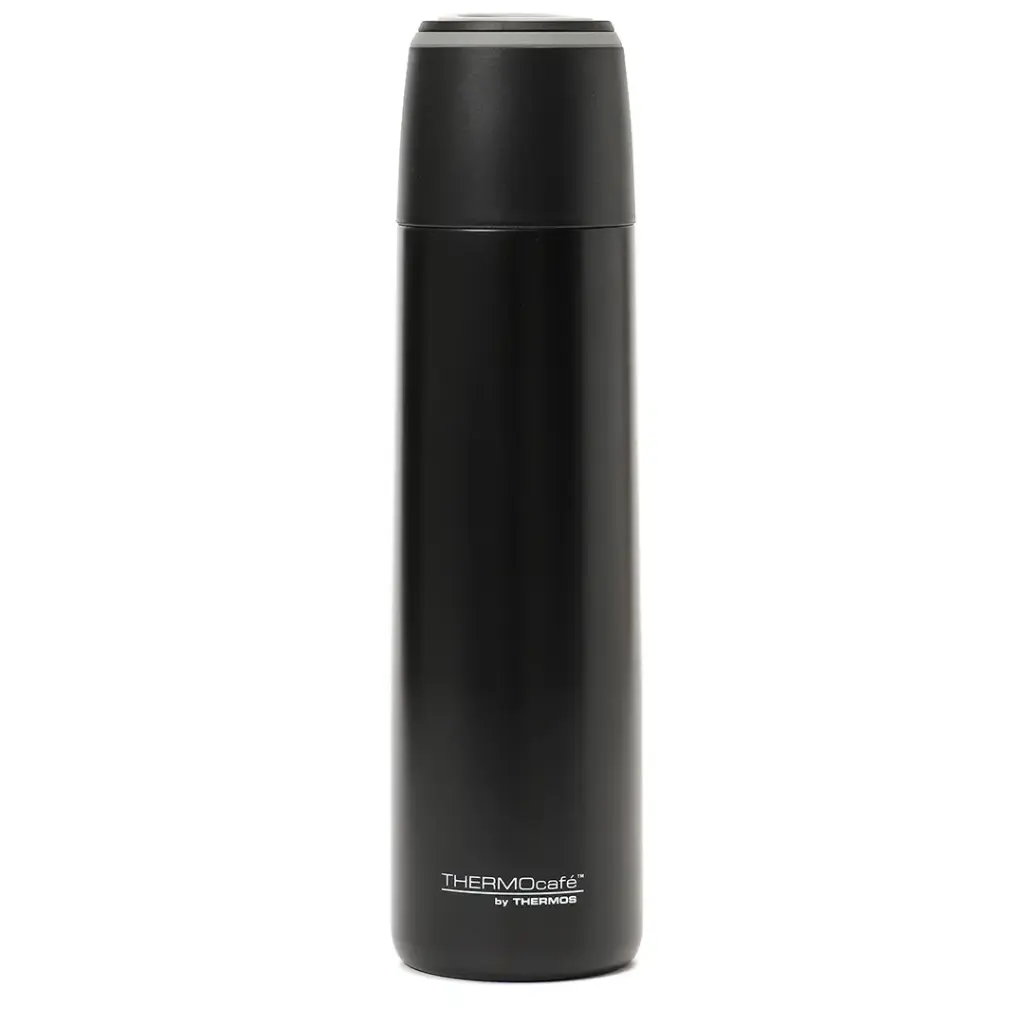 Botella (Termo) Thermos Con Pico Vertedor Y Taza Negro
