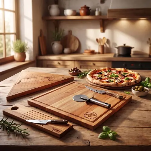 [TG1031] Combo X3 Bis Tabla Pizzera, Salame Y Degustacion