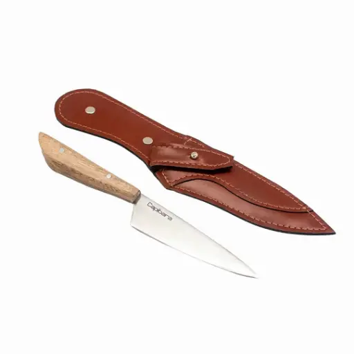 [K60005] Cuchillo M En Vaina De Cuero