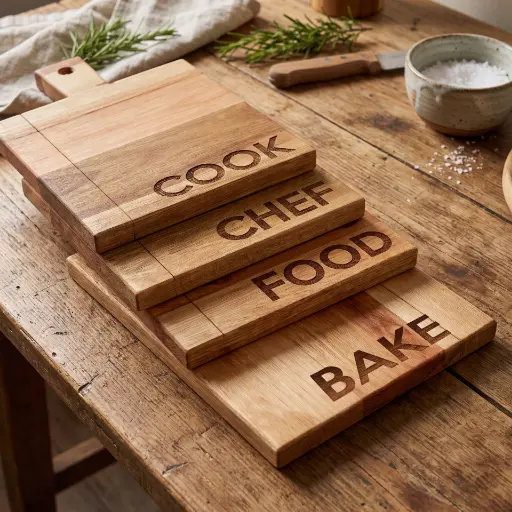 [TG0153] Set X4 Tabla Cocina Mini 15X15