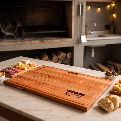 [TG1011A] Tabla De Madera Block Gourmet XL 80 X 60 X 3 Cm (Capibara)