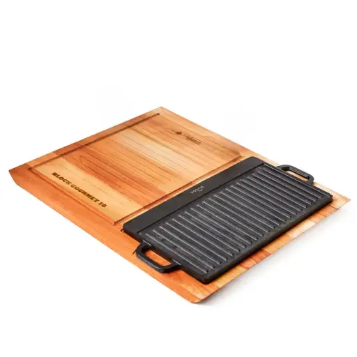 [SL0117] Tabla De Madera Block N°10 Con Plancheta Vonne