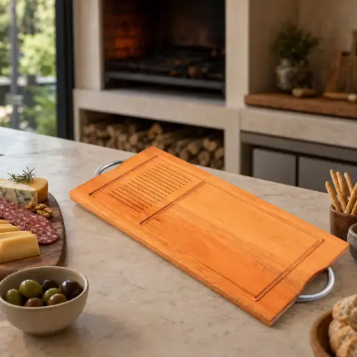 Tabla Gourmet Con Manija N°1 19X38 Cm