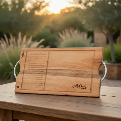 Tabla Gourmet Con Manija N°3 26X48 Cm