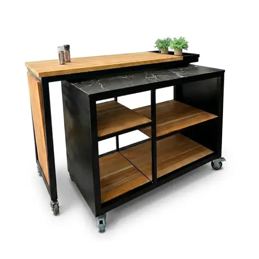 [C00046] Barra Iron Wood Móvil Extensible 14160 Teka
