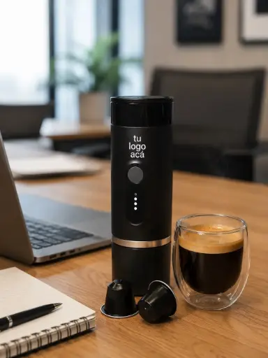[KON001NE] Cafetera Expresso Portátil En Estuche