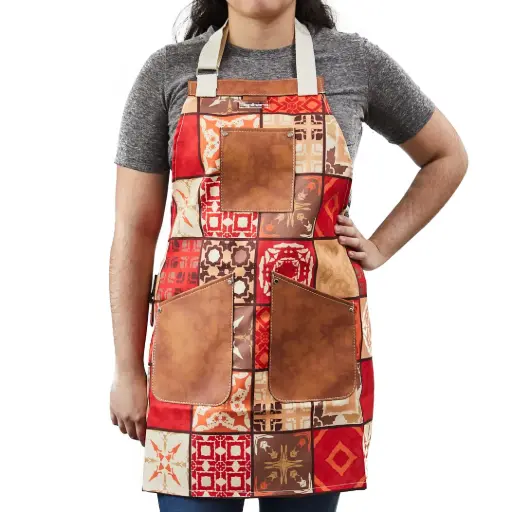 [B40017] Delantal Estampado Patch Work
