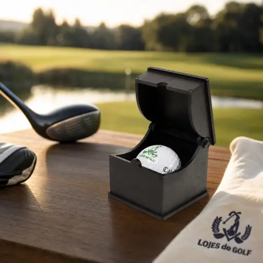[GF0001] Caja De Madera Lustrada Golf X1