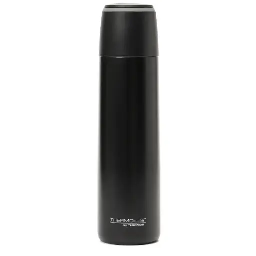 [PLF-1000BK-DA] Botella (Termo) Thermos Con Pico Vertedor Y Taza Negro