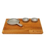 TABLA DE PICADA 4030 CON PROVOLETERA Y 2 DIPS ALUMINIO